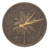 Whitehall Single Palm Wall Clock 16 x 16" x 0.5"