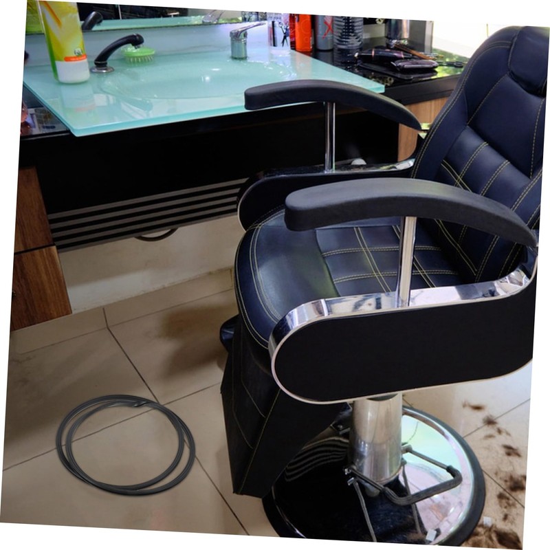 BIUDECO 2pcs Floor Protection Ring for Salon Chair Durable Rubber