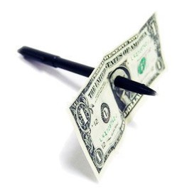 Pen Thru Dollar Magic Trick by Magic Makers TOY (English Manual)