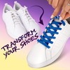 SULPO Flat Shoelaces without Tying - One Click - Colourful