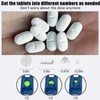 1 Piece Tablet Divider, Adjustable Pill Cutter, Portable 2-in-1 Pill