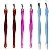 Cuticle Remover Cuticle Pusher Nail Cuticle Trimmer 6PCS V-shaped Dead