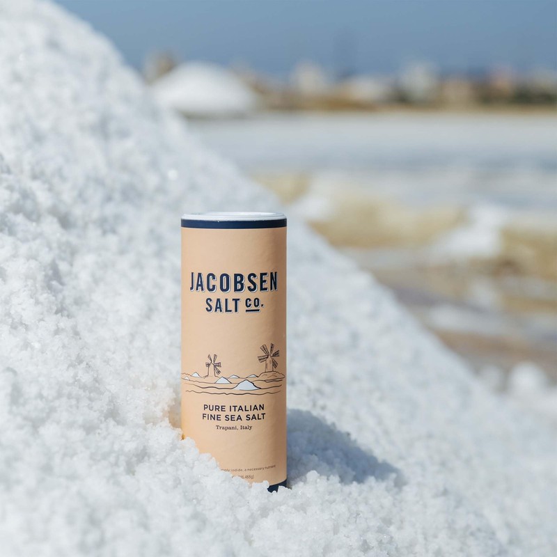 Jacobsen Salt Co. Pure Italian Fine Grain Sea Salt -