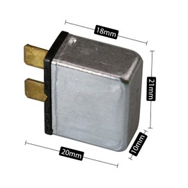 ZOOKOTO 5pcs 5A Plug in Mounting Automotive Circuit Breaker 5A Snap Off 1 Section Balde Terminal Fuse 5Amp