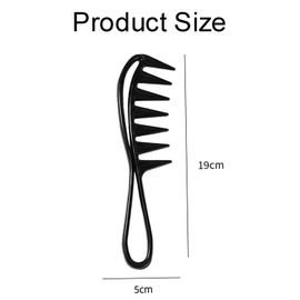 JDXun Pack of 2 Wide Tooth Combs, Hair Comb, Wide Tooth Comb, Professional Hairdressing Comb, Anti-Static Coarse Comb, Hair Styling Curling Comb for Home Salon, Hairdressing Comb, Women and Men