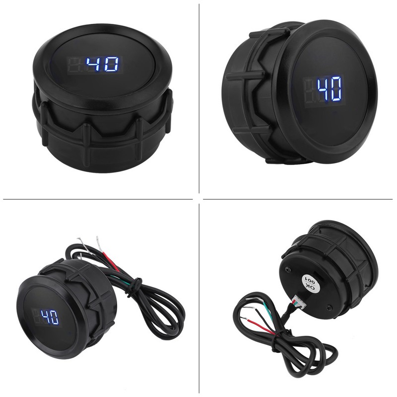 2 Inch 52mm Car Blue LED Digital Water Temperature Gauge