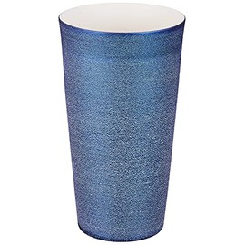 Arita Ware Densaku Kiln Tumbler, Large, Approx. 16.9 fl oz (500 ml), Armor, Akechi Mitsuhide Blue, Made in Japan