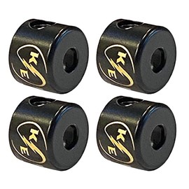 Kurrent Electric Pack of Straight End Caps Solderless Guitar Patch Cable (4)