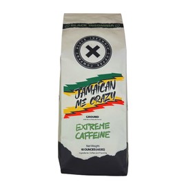 Black Insomnia Extreme Caffeine Coffee - Jamaican Me Crazy Flavored World's Strongest Highly Caffeinated Coffee - Classic Roast, Ground - 1lb