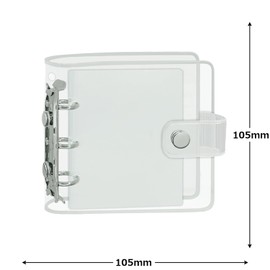 Camio Japan 231304 Seal Binder Mini Clear