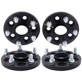DCVAMOUS 4PC 5x108 Hubcentric Wheel Spacers 15mm with 12x1.5 Studs Compatible with Ford 5 Lug for 2012-2018 Focus | 2013-2020 Fusion | 1986-2007 Taurus | 2021-2024 Bronco Sport | 2013-2024 Escape