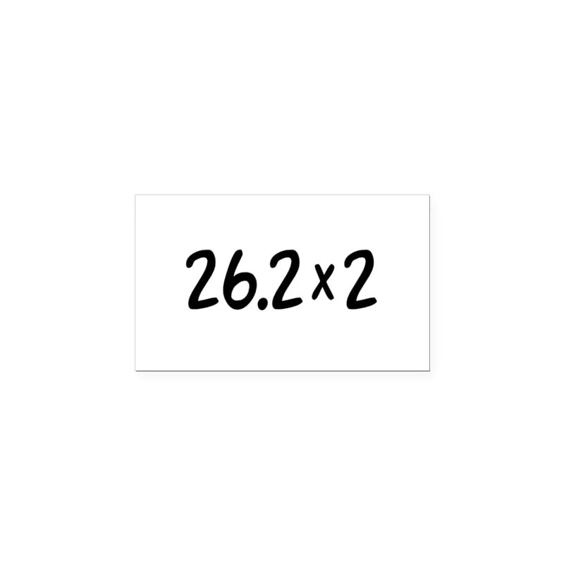 CafePress 26.2 X 2 Marathon Rectangle Car Bumper Magnet