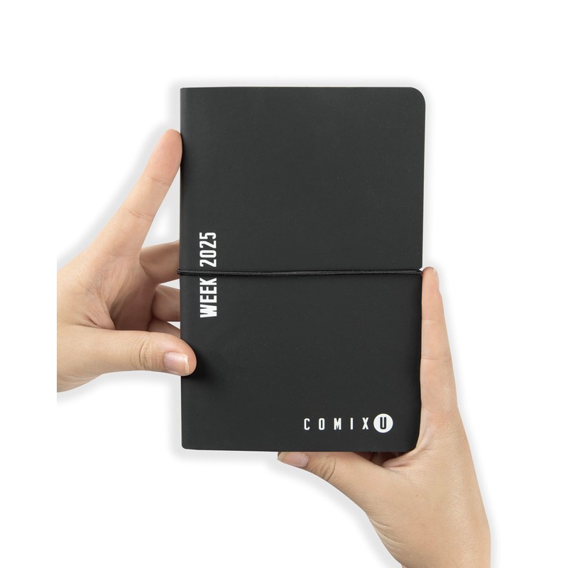 COMIX U, Medium 2025 Weekly Planner 12 Months with Calendar,