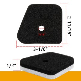 Belsdar FS90R Air Cleaner Cover with Air Filter for FS87 FS90 FS100 FS110 FC90 FC95 FC100 FC110 Trimmers Brushcutters, Replaces # 4180 140 1006 Cover 4180 120 1800 Air Cleaner