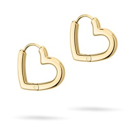 Tamaris Hoop Earrings, Stainless Steel, no gem