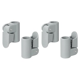 blntackle76 Set of 4 Quick Connector Pipe Clamp for Tent Pole with Quick Release 19-22 mm, 22-25 mm or 25-28 mm, Clamp System Retrofit Kit, Tent Camping (19-22 mm)