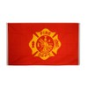 Flaggenfritze® US Fire Department Balcony Flag 90 x 150 cm