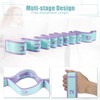 VOCOSTE Yoga Stretch Strap with 9 Loops Elastic Strap Blue