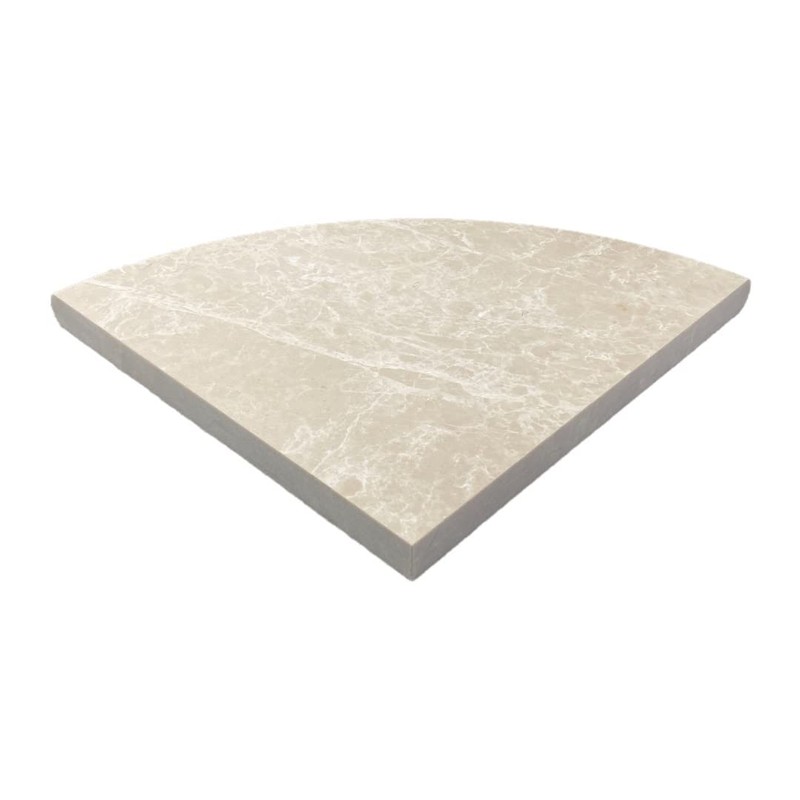 Premium Quality Botticino Light Beige Cream Marble Shower Corner Shelf