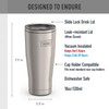 THERMOS ICON SERIES, Stainless Steel Tumbler with Slide Lock, 18