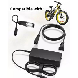 for Cyrusher Ebike Charger for Cyrusher Ebike XF590 XF650 XF800 XF900 KOMMODA Model with 48V