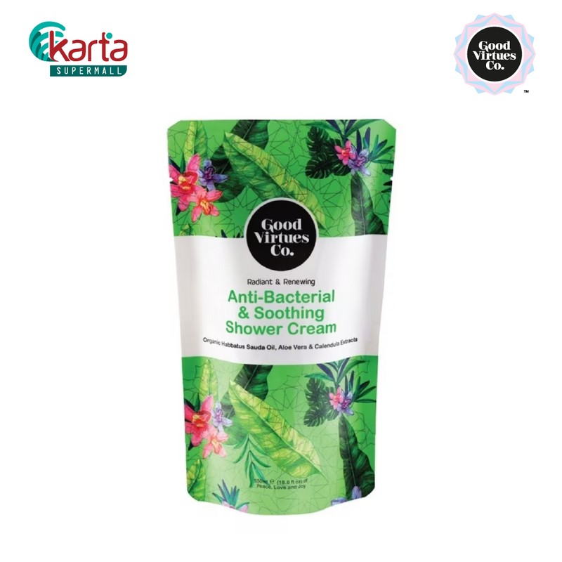 Good Virtues Co. Anti-Bacterial & Soothing Shower Cream with Cica