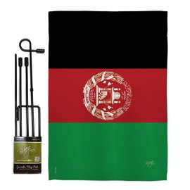 Afghanistan Flag Flag Set Regional Nationality World Support Afghanistan Men Wall Art Banner Garden Yard Gift for Outdoor Afghan Home Decoration, Made in USA