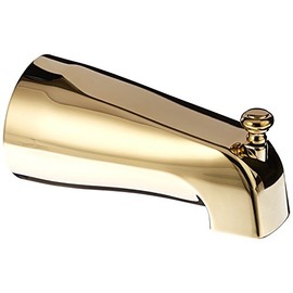 American Standard 060340-0990A Wall Mount Spout Diverter with Pipe Thread, Polished Brass