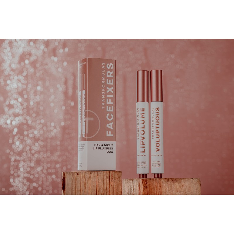 Transformulas FaceFixers Day and Night Lip Plumping Serum Duo, Original