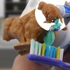 1 Funny Dog Poop Toothpaste Dispenser, Dog Butt Toothpaste Cover