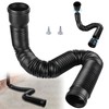 Behogan Stretchy Rain Gutter Downpipe Drain Flexible Downpipe Extension Set