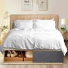 Queen Bed Skirt 15inch Drop,Box Spring Cover Premium Queen Size