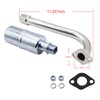 LOSTAR 1 x Center Rear Exhaust With Muffler Compatible with
