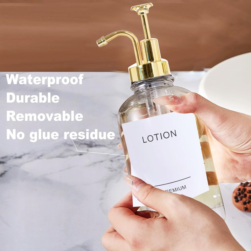 12oz Dish Soap Dispenser for Kitchen, Hand Glass Soap Dispenser