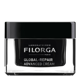 Filorga Global-Repair Advanced Anti Aging Daily Face Cream, Moisturizing Ceramides and Vitamins Reduce Deep Wrinkles and Boost Skin Firmness for Complexion Hydration Day or Night, 1.69 fl. oz.