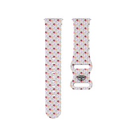 Compatible with Garmin Forerunner 255/255 Music, 265, 745, Venu 2, Venu 3, Vivoactive 4, 22mm Replacement Sport Watch Band (Cupcakes Polka Dots) Silicone Soft Strap Bracelet