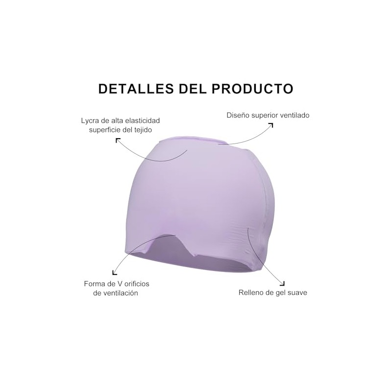 Gorro para Migraña, Gorro de 180° Half Gel para Relajación,