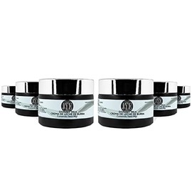 JYE Set de 6 Frascos Crema de Leche de Burra JYE DONKEY MILK. Natural libre de químicos, para piel rostro cuerpo manos, hidratante antiedad, textura l