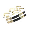 INFINAUTO 9pcs Tire Valve Stem Extension Dual Extender Pipe 3.9"