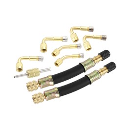 INFINAUTO 9pcs Tire Valve Stem Extension Dual Extender Pipe 3.9" for Car Truck Stylish Design