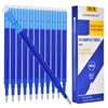 LVZONGXIN Blue Erasable Refills, Compatible with Frixion Ball & Clicker,