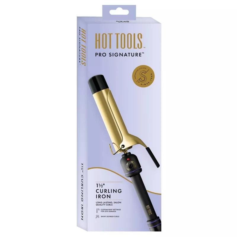 Hot Tools Pro Signature Gold Curling Iron:_3/4"
