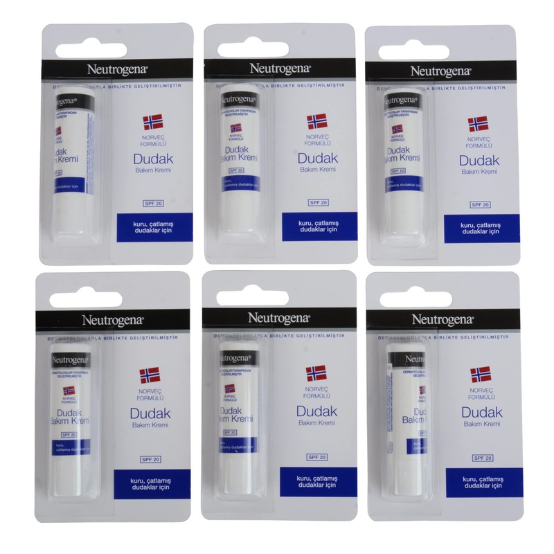 Neutrogena Lipcare Stick Norwegian Formula, for Dry and Chapped Lips,
