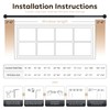 Zeerobee Curtain Rods for Windows 48 to 84, 1 Inch