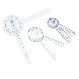 EMI Goniometer 3 Piece Set 12", 8", 6" Plus Carrying Case EGM-429