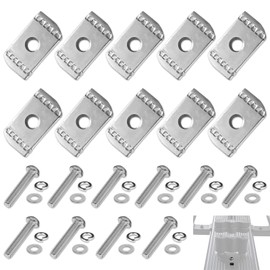 20pcs Screws Kit for Rhino-Rack Pioneer Rotopax, M6 304 Stainless Steel Machine Screws for Rhino Rack Pioneer Rotopax Screws Nut Kit Machine Screws Accessories for Car Bracket 43203 (25mm)
