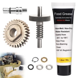 9703543 WP9709231 Gear Kit for Whirlpool/Kitchenaid 5QT - 6QT Stand Mixer, with Pasta Attachment Shear Shaft Coupler, Replace 9706529, 1094120, WP9706529, EA774065, W11044507 9706770 9703446