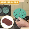 Partuto 10 Pcs 6inch 100 Grit Universal Sanding Discs -