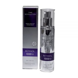 Missha Skin Care Skin Renewing Time Revolution 1000 Shot Spicul Serum Retinol 1000 / 미샤 피부관리 스킨 리뉴잉 타임레볼루션 1000샷 스피큘 세럼 레티놀1000