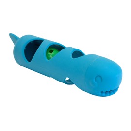 Kitty City Deluxe and Basic Cat Toy Box, Scratcher Ball Track, Cat Toys, Blue, (CM-10116)